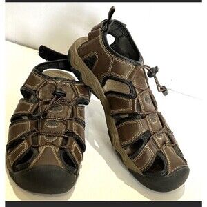 EDDIE BAUER MERIDIAN Mens Size 10 Bump/Closed Toe Summer Adventure Water Sandal